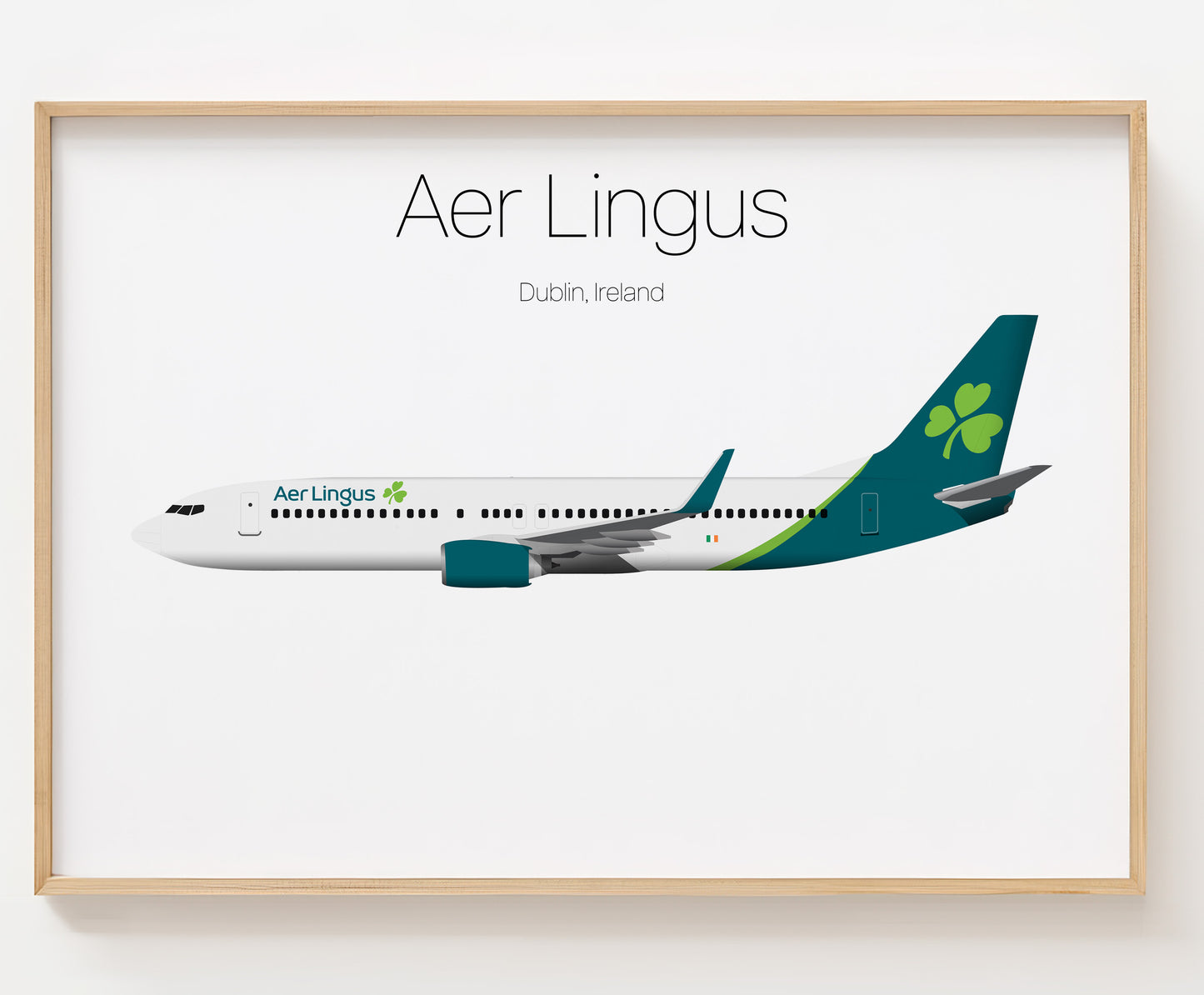 Aer Lingus Poster Print Custom [UNFRAMED]