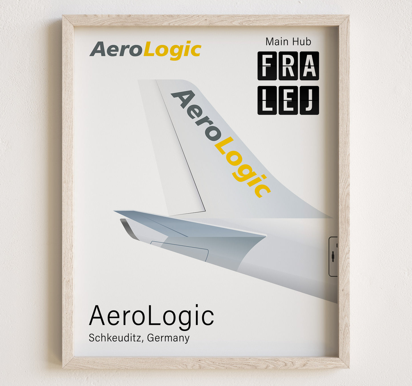 AeroLogic Tailplane Poster Print [UNFRAMED]