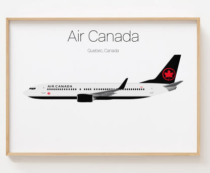 Air Canada Poster Print Custom [UNFRAMED]