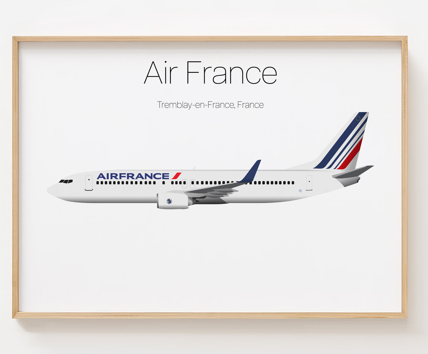 Air France Poster Print Custom [UNFRAMED]