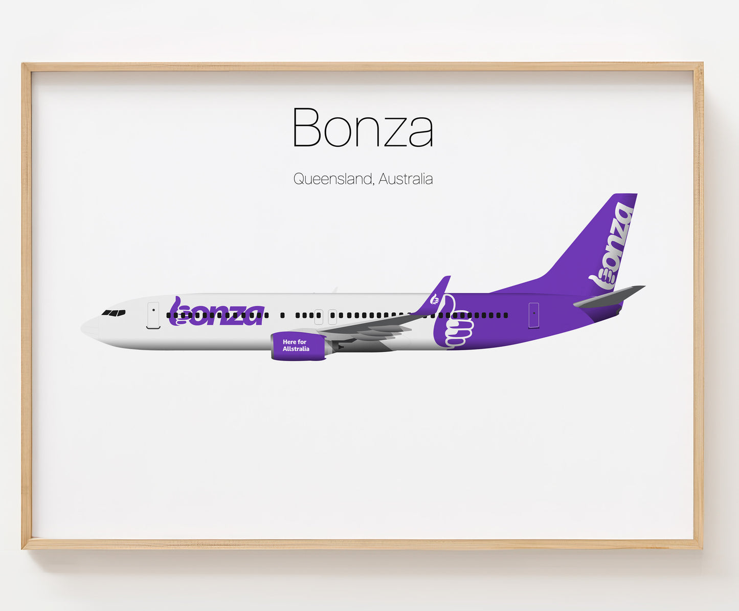 Bonza Poster Print Custom [UNFRAMED]