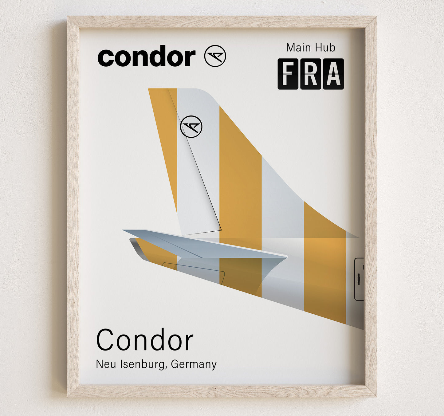 Condor Tailplane Poster Print [UNFRAMED]