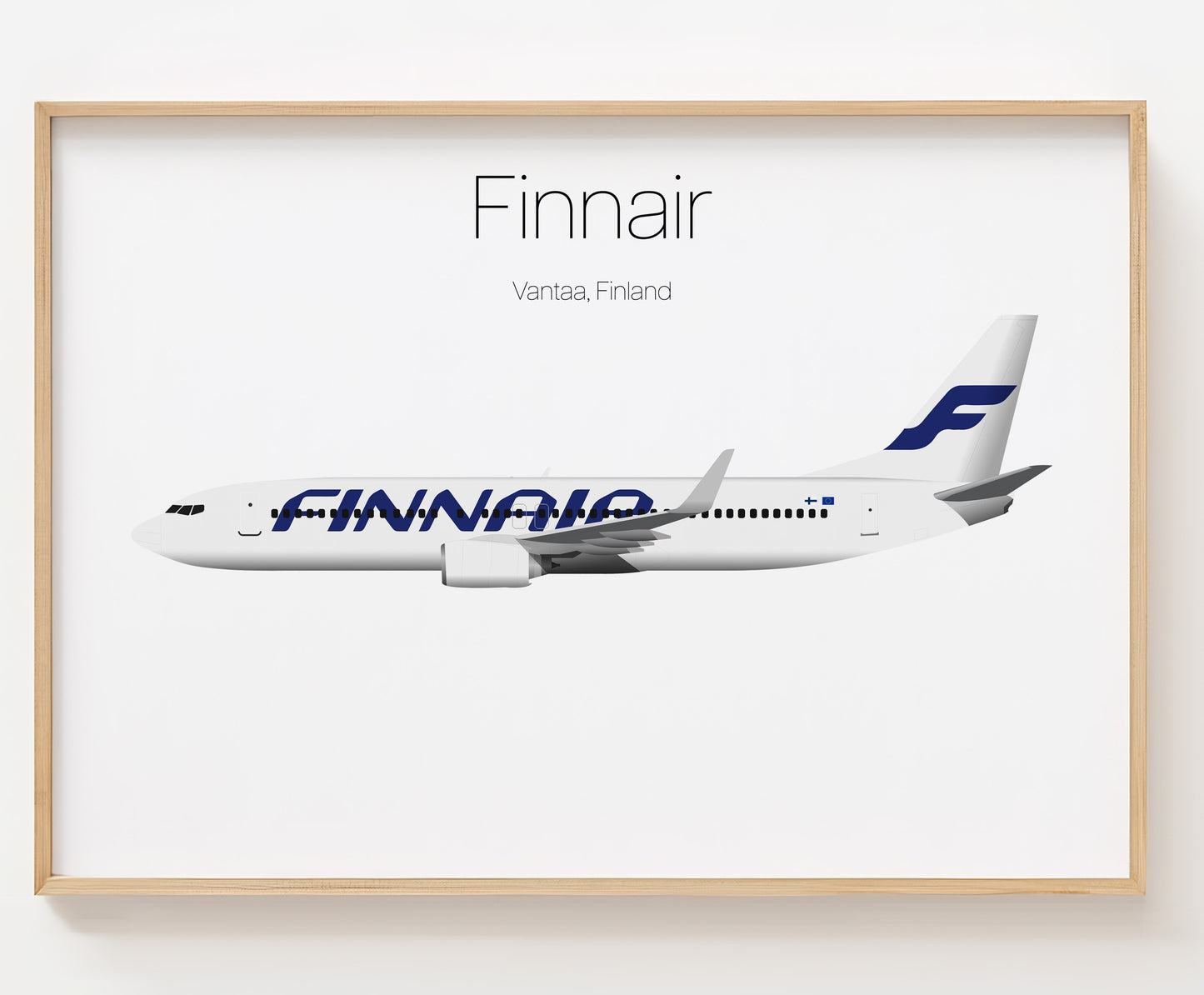 Finnair Poster Print Custom [UNFRAMED]