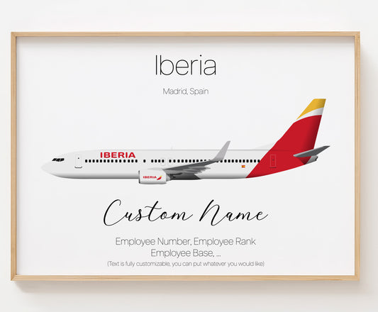 Iberia Poster Print Custom [UNFRAMED]