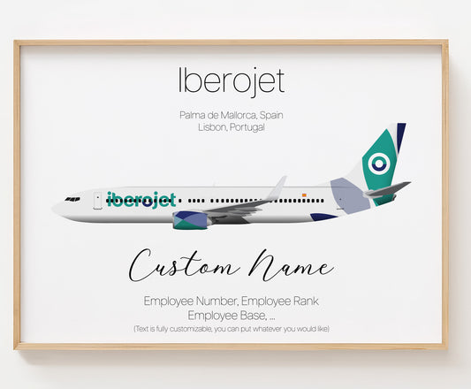 Iberojet Poster Print Custom [UNFRAMED]