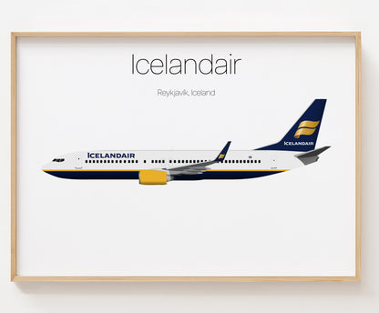 Icelandair Poster Print Custom [UNFRAMED]