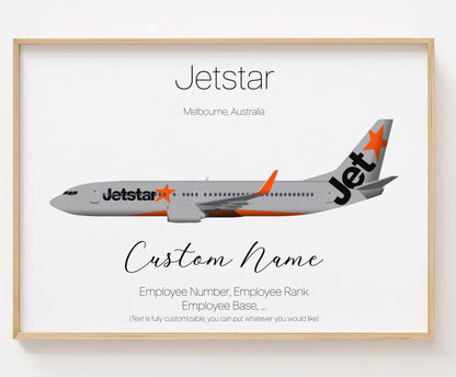 JetStar Poster Print Custom [UNFRAMED]