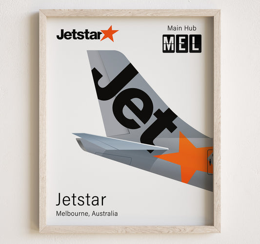 Jetstar Tailplane Poster Print [UNFRAMED]