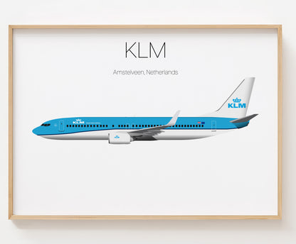 KLM Poster Print Custom [UNFRAMED]