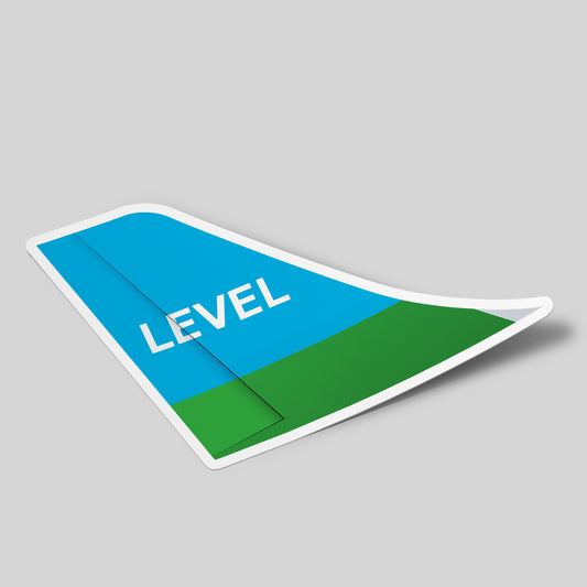 LEVEL Sticker Tailplane