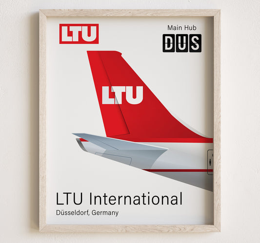 LTU International Tailplane Poster Print [UNFRAMED]