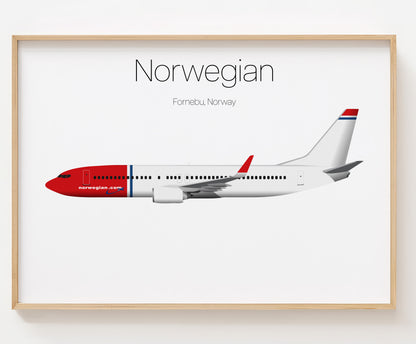 Norwegian Poster Print Custom [UNFRAMED]