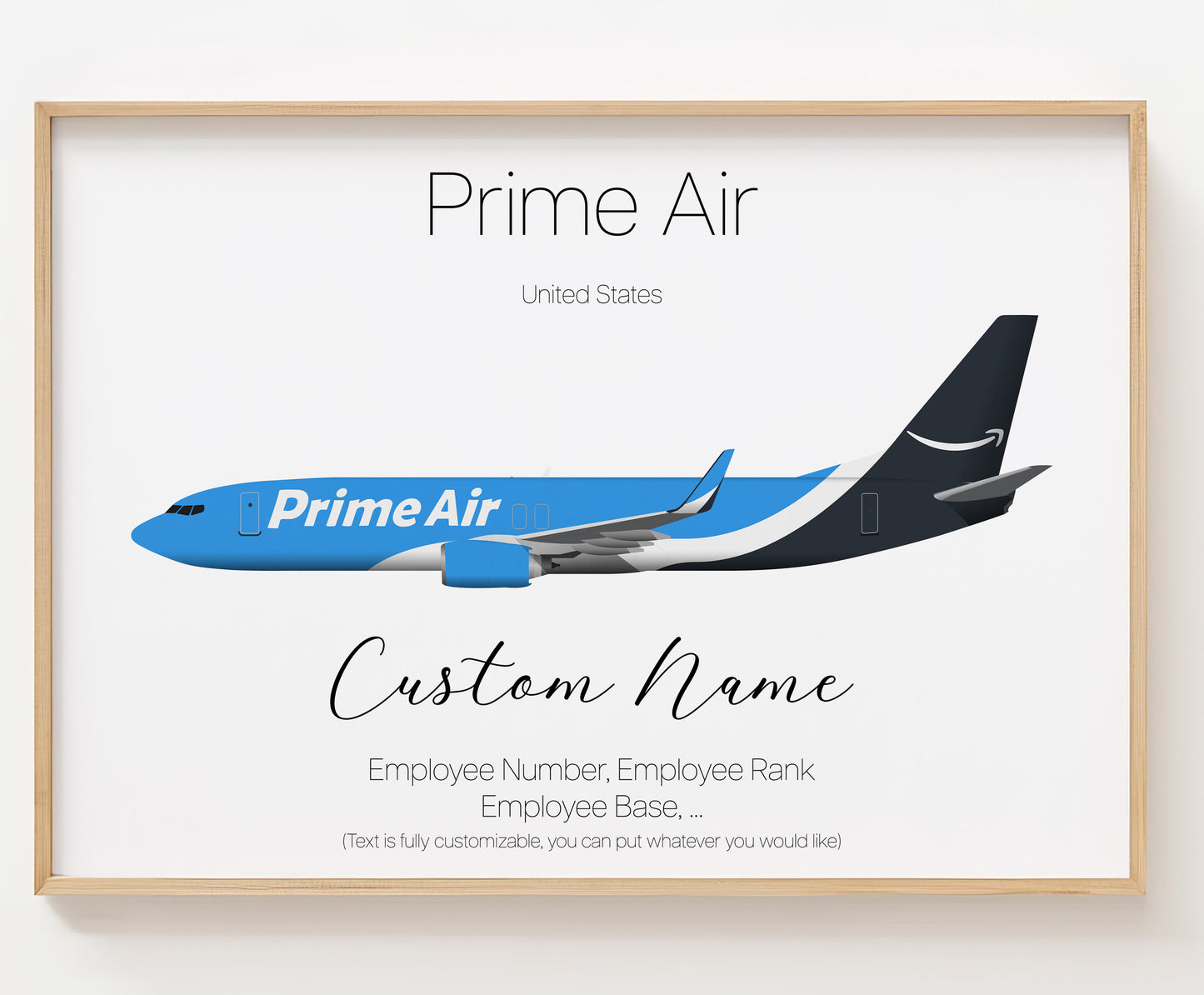 Prime Air Poster Print Custom [UNFRAMED]