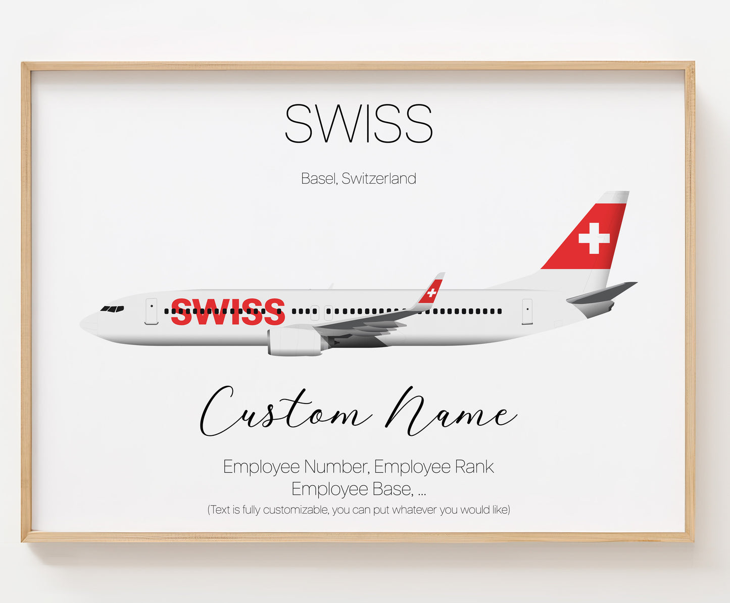 SWISS Poster Print Custom [UNFRAMED]