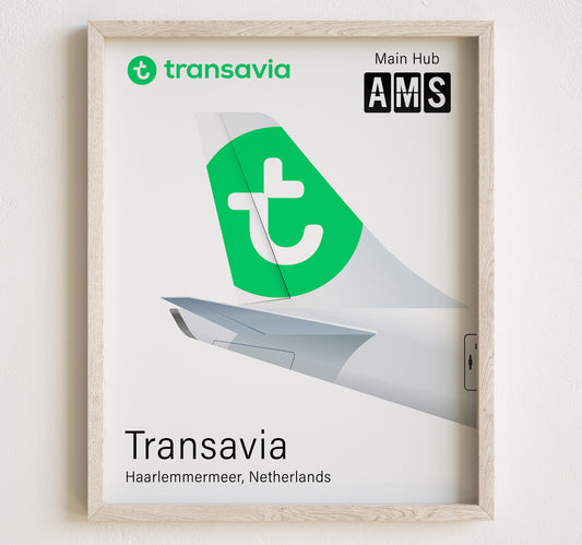 Transavia Tailplane Poster Print [UNFRAMED]