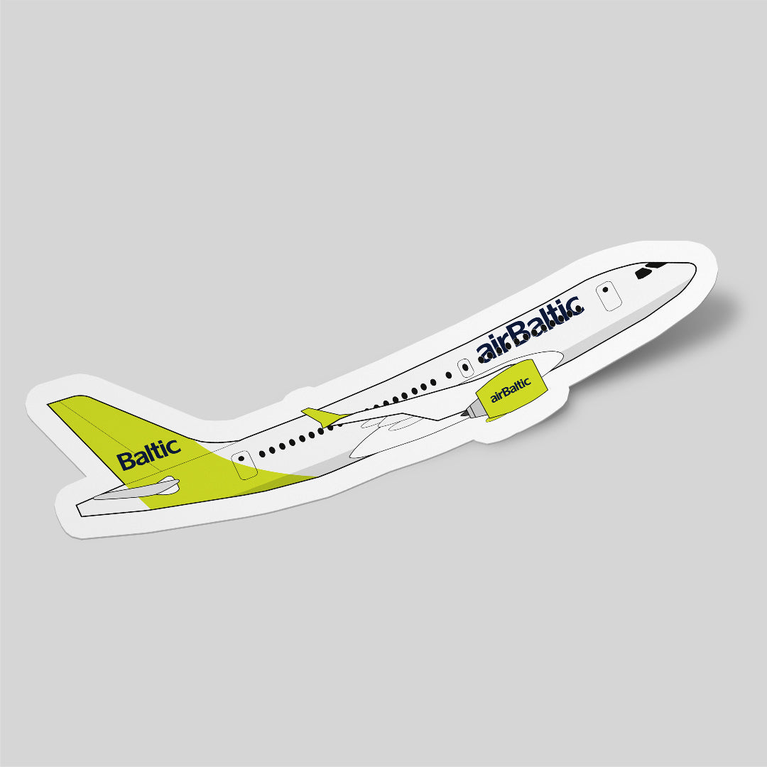 Airbus A220 Air Baltic Sticker Airplane