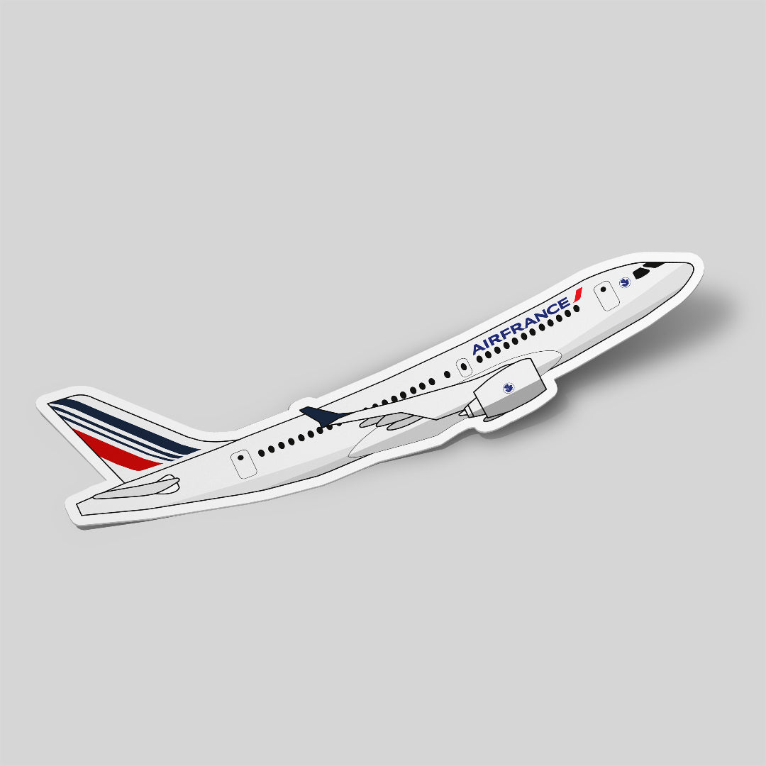 Airbus A220 Air France Sticker Airplane