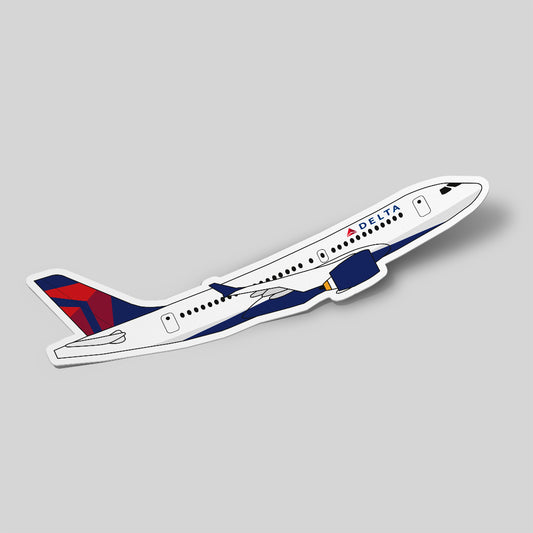 Airbus A220  Delta Air Lines Sticker Airplane