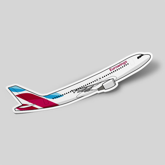 Airbus A320 Eurowings Sticker Airplane