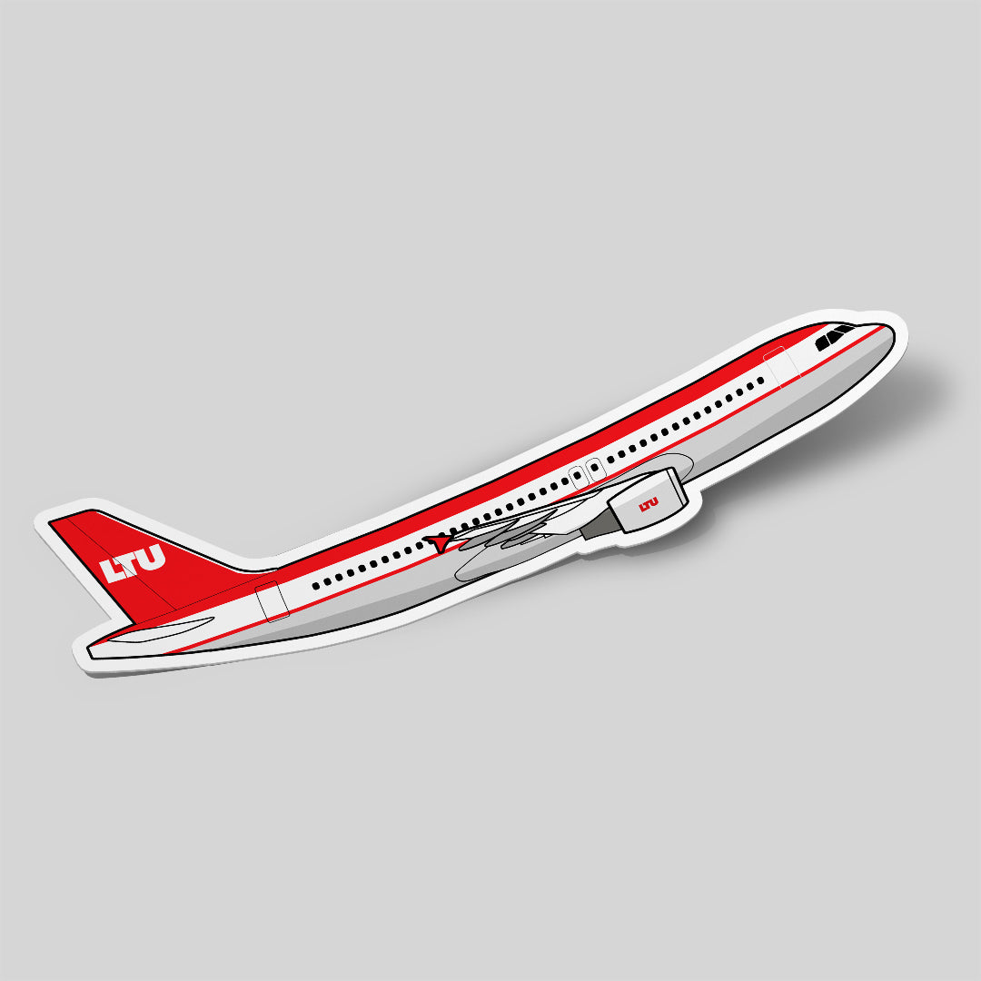 Airbus A320 LTU International Sticker Airplane