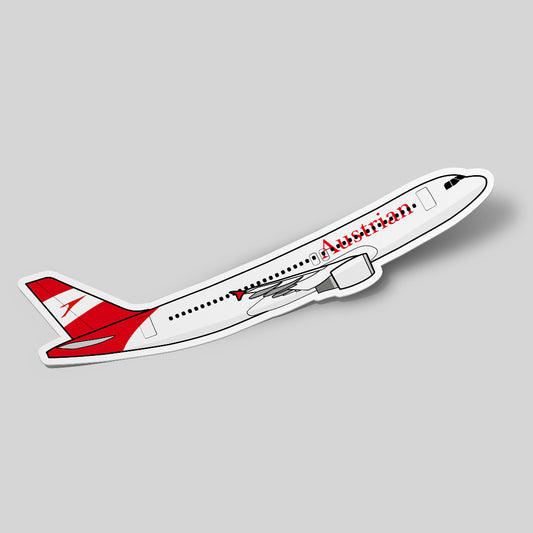 Airbus A320 Austrian Airlines Sticker Airplane