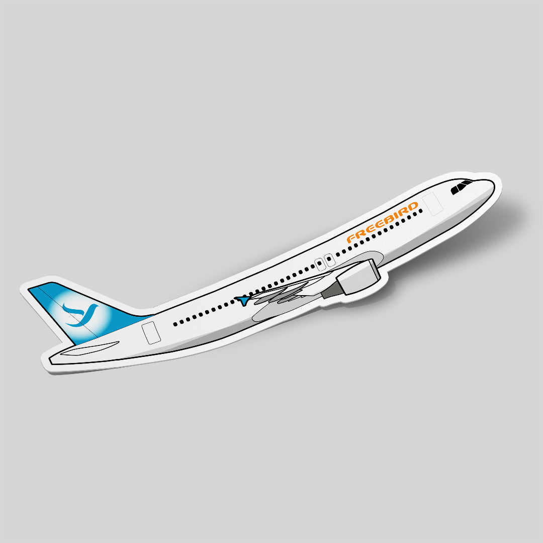 Airbus A320 Freebird Airlines Sticker Airplane