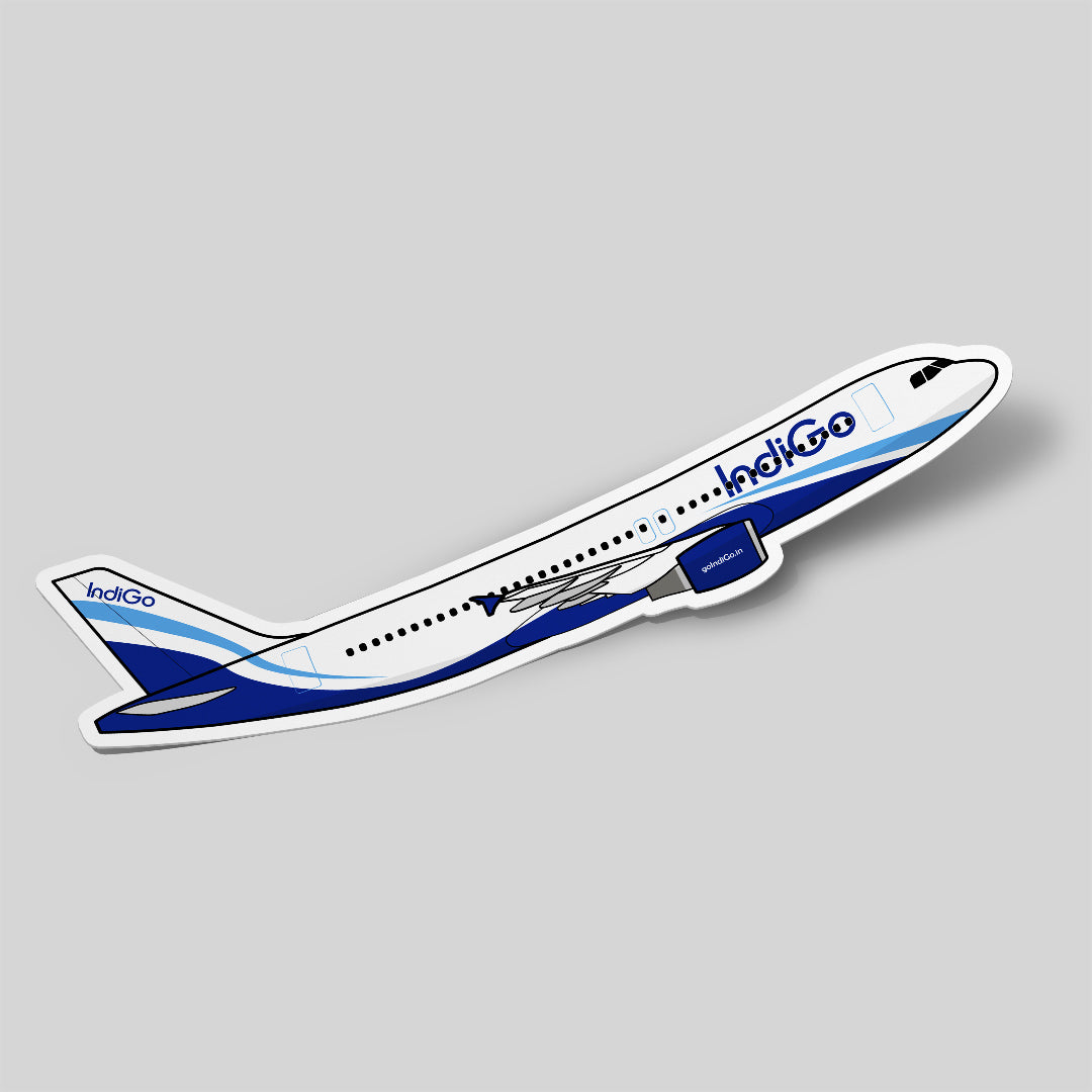 Airbus A320 IndiGo Sticker Airplane