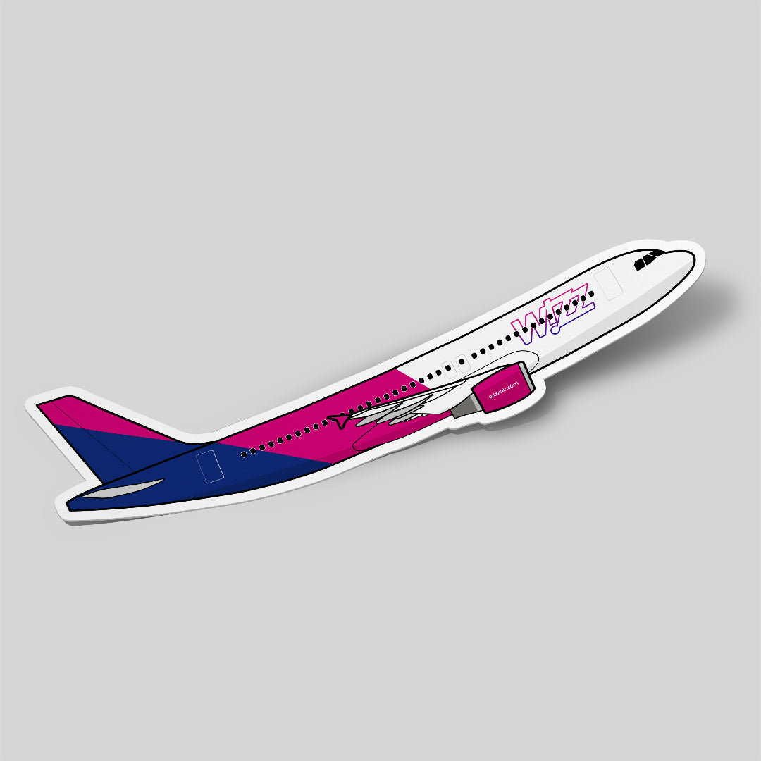 Airbus A320 Wizz Air Sticker Airplane