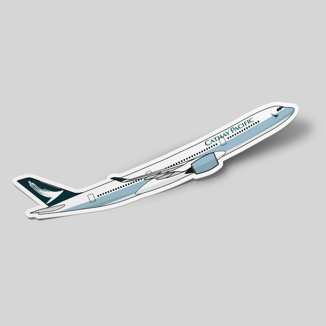 Airbus A350 Cathay Pacific Sticker Airplane