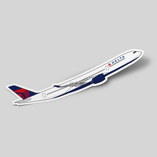 Airbus A350 Delta Air Lines Sticker Airplane