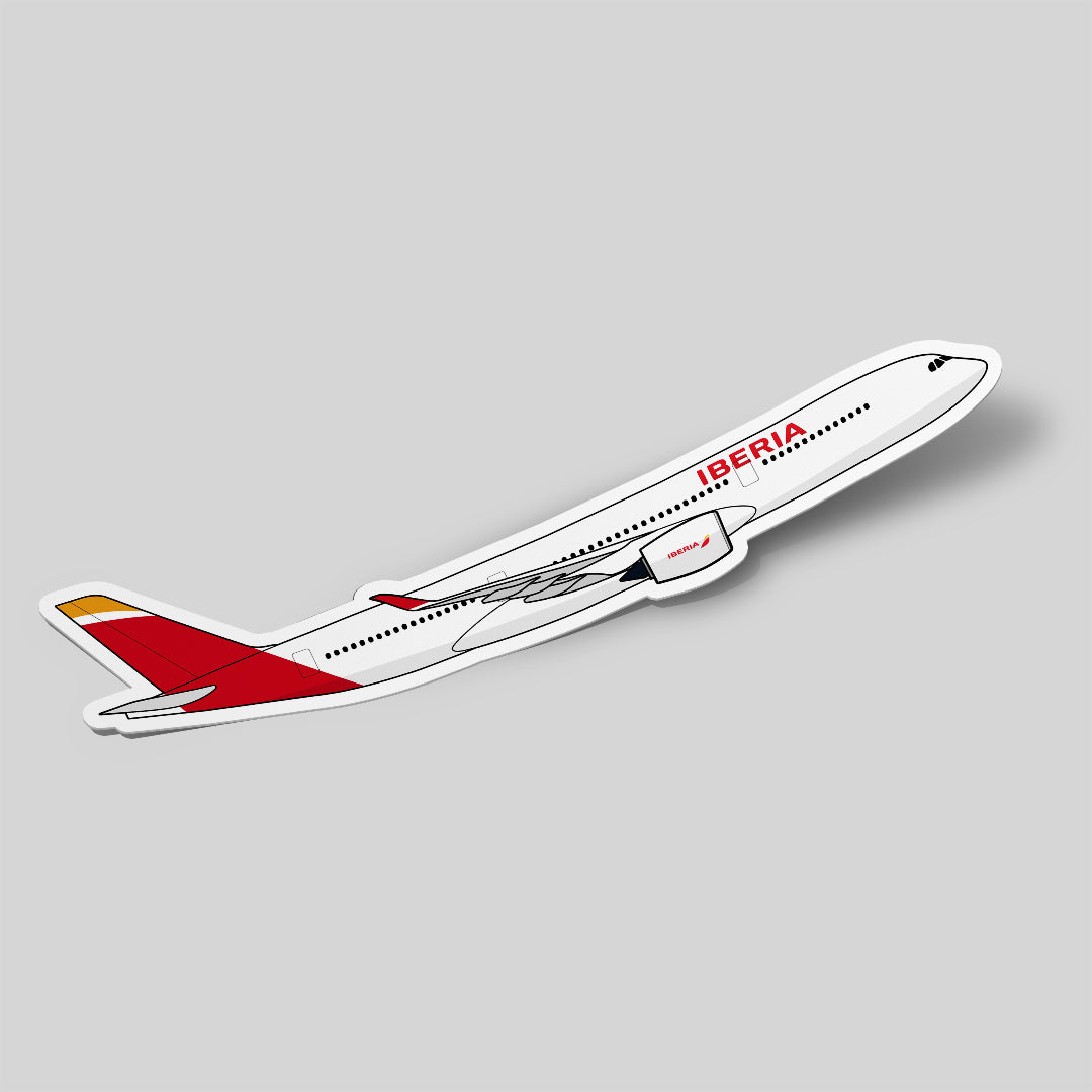 Airbus A350 Iberia Sticker Airplane