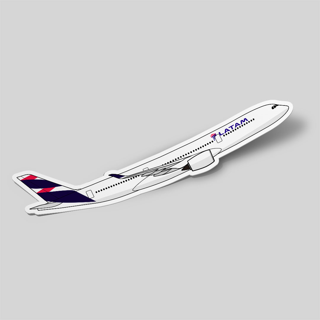 Airbus A350 LATAM Airlines Sticker Airplane