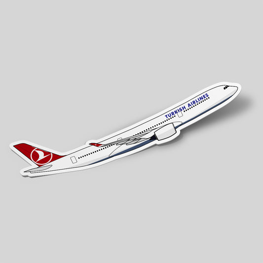 Airbus A350 Turkish Airlines Sticker Airplane