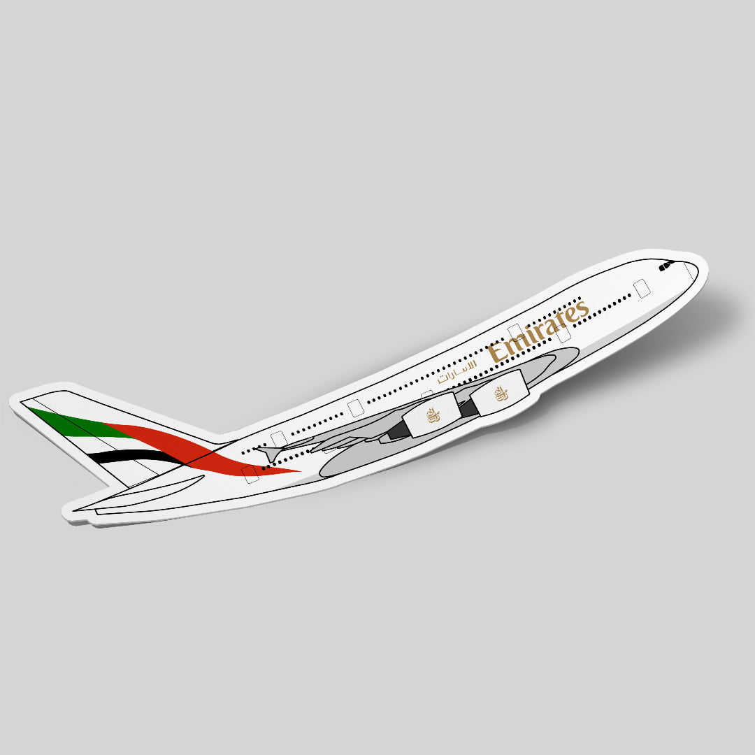 Airbus A380 Emirates Sticker Airplane