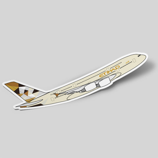 Airbus A380 Etihad Airways Sticker Airplane