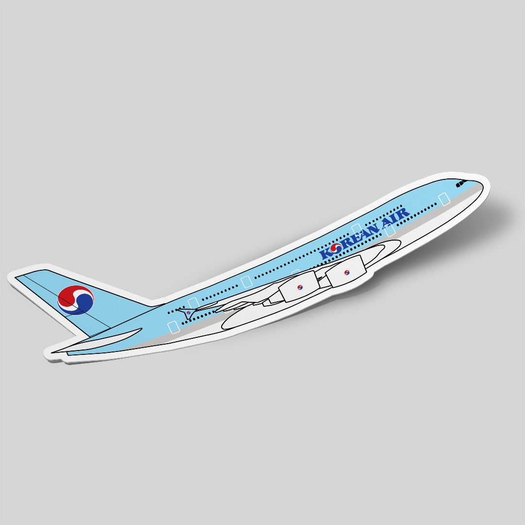 Airbus A380 Korean Air Sticker Airplane