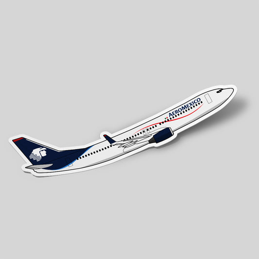 Boeing 737 Aeroméxico Sticker Airplane