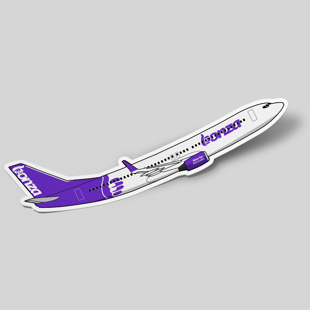 Boeing 737 Bonza Sticker Airplane