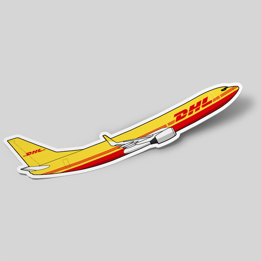 Boeing 737 DHL Aviation Sticker Airplane