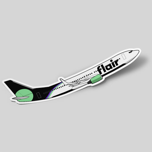 Boeing 737 Flair Airlines Sticker Airplane