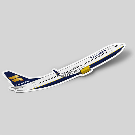 Boeing 737 Icelandair Sticker Airplane