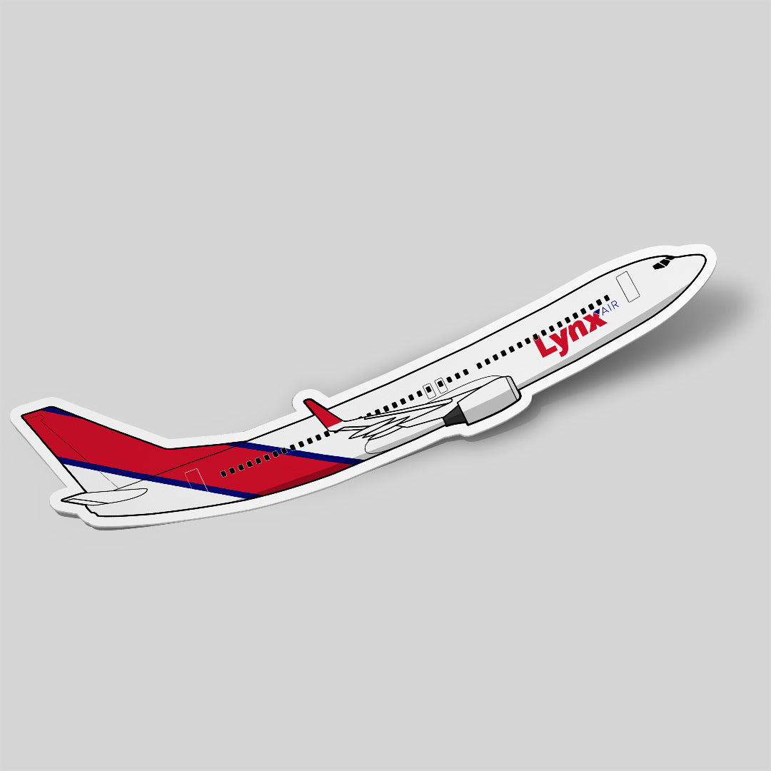 Boeing 737 Lynx Air Sticker Airplane