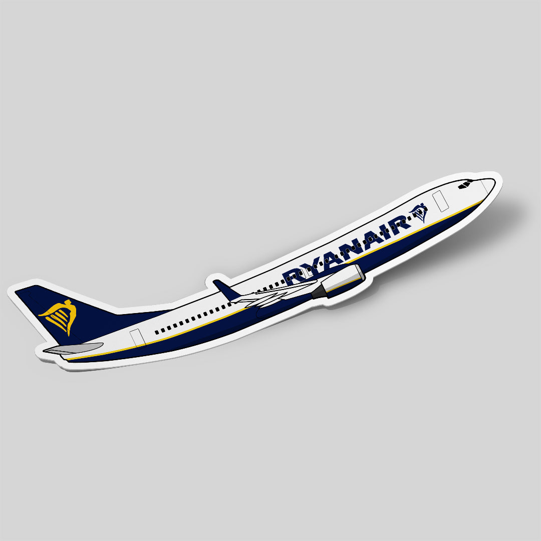 Boeing 737 Ryanair Sticker Airplane