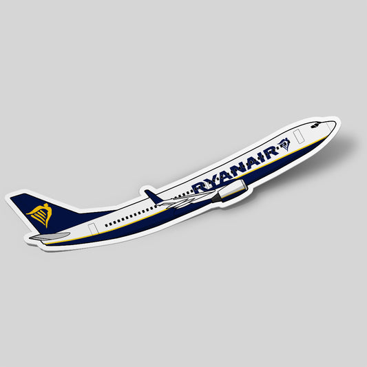 Boeing 737 Ryanair Sticker Airplane