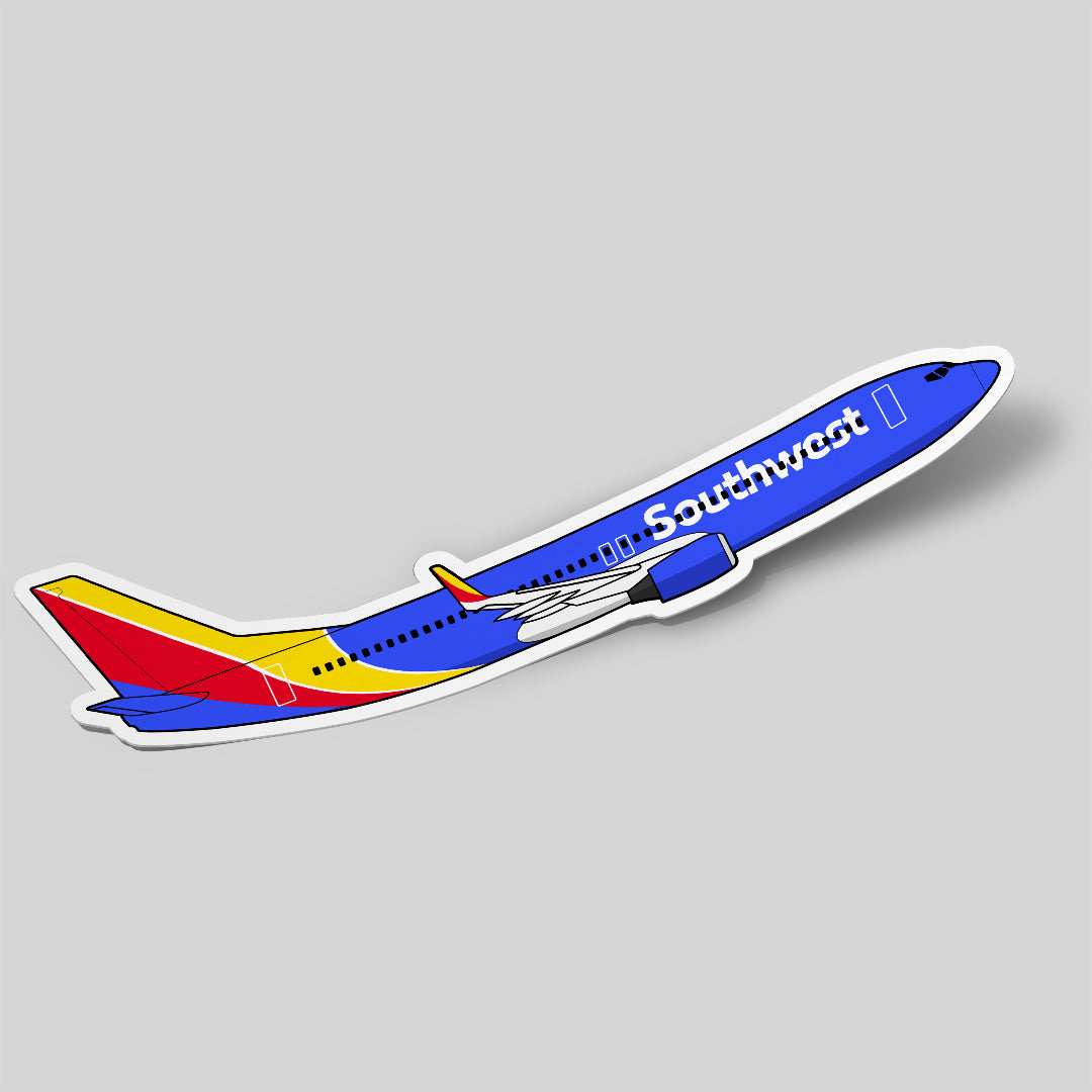 Boeing 737 Southwest Airlines Sticker Airplane