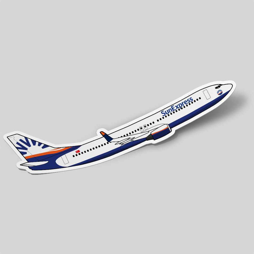 Boeing 737 SunExpress Sticker Airplane