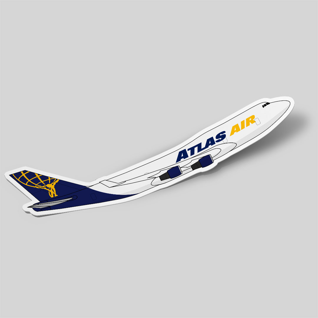 Boeing 747 Atlas Air Sticker Airplane