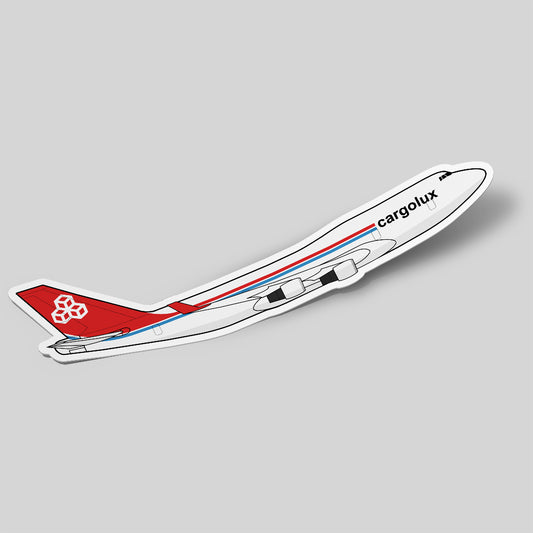 Boeing 747 Cargolux Sticker Airplane