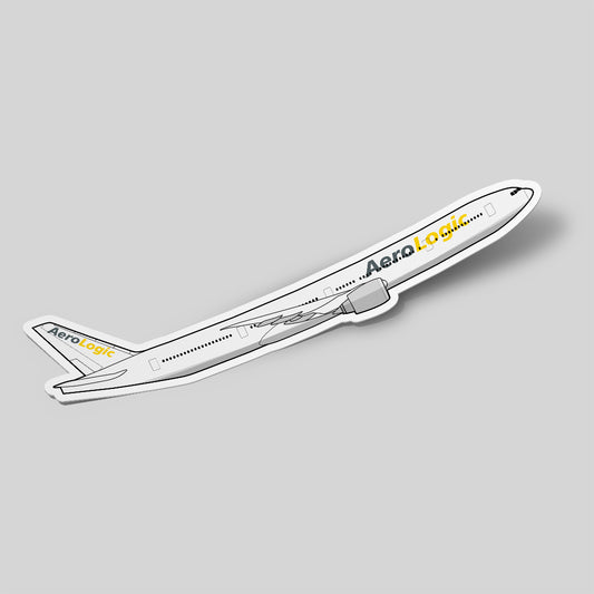 Boeing 777 AeroLogic Sticker Airplane