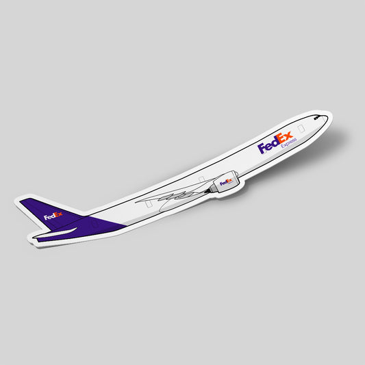 Boeing 777 FedEx Express Sticker Airplane